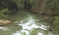 肘折温泉の風景