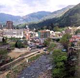 塩原温泉の風景